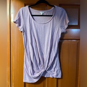 BP Lavender Knotted Shirt